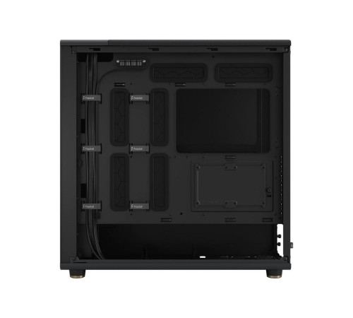 Корпус без блока питания/ Case Fractal Design North XL, Full-Tower, 3x140mm, 2xUSB-A 3.0 + 1xUSB 3.2 Type-C E-ATX, ATX, mATX, mITX Wood panel Charcoal Black