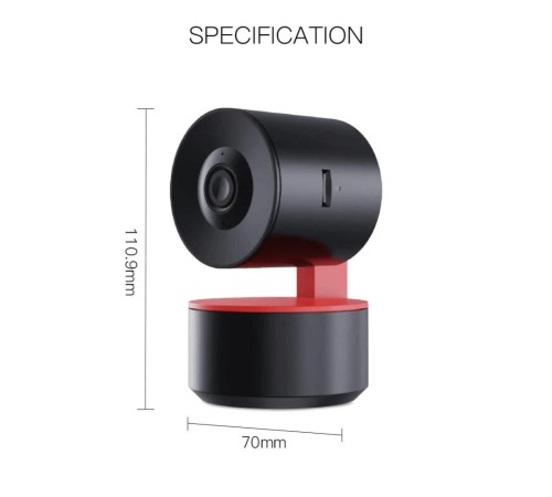 Камера внутреннего наблюдения MOES Smart camera Wi-Fi with voice control, 2 МП, 345 град., до 128 Гб, 5В Камера внутреннего наблюдения MOES Smart camera Wi-Fi with voice control, 2 МП, 345 град., до 128 Гб, 5В