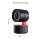Камера внутреннего наблюдения MOES Smart camera Wi-Fi with voice control, 2 МП, 345 град., до 128 Гб, 5В