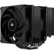 Кулер для процессора/ CPU Cooler Corsair A115 Twin Tower (270W, 4-pin PWM, 165mm, Al/Cu, 6x6mm, 2x140mm, 84.5CFM, 33.9dBA, 1600RPM, S: 1851/1700/1200/115X, AM5/AM4, black)