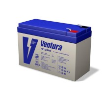 Батарея Ventura серия HR, HR1234W, напряжение  12 В, емкость 9Ач (разряд 20 часов), макс. ток заряда 2.7А,  свинцово-кислотная типа AGM,  клеммы  Т2, ДШВ  151x65x100мм, вес 2.7кг/ Ventura battery HR series, HR1234W, voltage 12 V, capacity 9Ah (discharge 2
