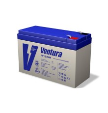 Батарея Ventura серия HR, HR1234W, напряжение  12 В, емкость 9Ач (разряд 20 часов), макс. ток заряда 2.7А,  свинцово-кислотная типа AGM,  клеммы  Т2, ДШВ  151x65x100мм, вес 2.7кг/ Ventura battery HR series, HR1234W, voltage 12 V, capacity 9Ah (discharge 2