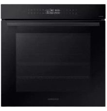 Встраиваемый духовой шкаф Samsung 59.5 x 59.6 x 57 см, Dual Cook, Каталитическая очистка, 2 стекла, Гриль, Конвекция, Сенсорное управление, LED дисплей, Air Sous Vide, Wi-Fi SmartThings, 76 л, цвет: черное стекло