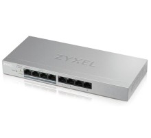 Коммутатор Smart L2 коммутатор PoE+ Zyxel GS1200-8HP v2, 8xGE (4xPoE+), настольный, бесшумный, с поддержкой VLAN, IGMP, QoS и Link Aggregation, бюджет PoE 60 Вт