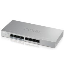 Коммутатор Smart L2 коммутатор PoE+ Zyxel GS1200-8HP v2, 8xGE (4xPoE+), настольный, бесшумный, с поддержкой VLAN, IGMP, QoS и Link Aggregation, бюджет PoE 60 Вт