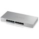 Коммутатор Smart L2 коммутатор PoE+ Zyxel GS1200-8HP v2, 8xGE (4xPoE+), настольный, бесшумный, с поддержкой VLAN, IGMP, QoS и Link Aggregation, бюджет PoE 60 Вт