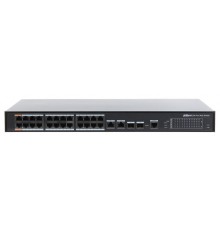2xCombo 1000 Base-T/SFP 24x 10/100 Base-T（Hi-PoE/PoE+/PoE）IEEE802.3af/IEEE802.3at/Hi-PoE Мощность PoE  240Вт Размеры 440мм×300мм×44мм