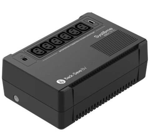 Источник бесперебойного питания Systeme Electric Back-Save, 600VA/360W, 230V, Line-Interactive, AVR, 6xC13 Outlets, USB charge(type A), USB