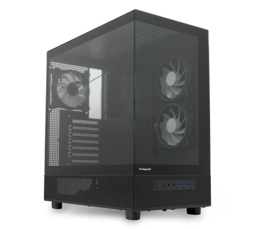 Корпус без блока питания/ Case HSPD F710, Panoramic Mid Tower, Black, TG, 0.5 SPCC, 3x120mm ARGB (FN027) E-ATX, ATX, mATX, mITX 185/395/270mm 2x2.5", 1x3.5", 7xPCI 2xUSB-A 3.0 435x230x457mm Корпус без блока питания/ Case HSPD F710, Panoramic Mid Tower, Black, TG, 0.5 SPCC, 3x120mm ARGB (FN027) E-ATX, ATX, mATX, mITX 185/395/270mm 2x2.5", 1x3.5", 7xPCI 2xUSB-A 3.0 435x230x457mm