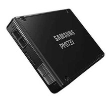 Твердотельный накопитель/ Samsung SSD PM1733, 3840GB, U.2(2.5" 15mm), NVMe, PCIe 4.0 x4/dual port x2, V-NAND, R/W 7000/3800MB/s, IOPs 1 500 000/135 000, TBW 7008, DWPD 1 (12 мес.) updated controller