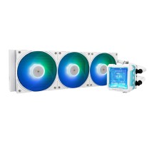 Водяное охлаждение для процессора/ Water Cooling System Thermalright Frozen Warframe Pro 360 White Argb (360mm, White, ARGB/ Fans: 3x120mm, 70.84CFM, 29.8dBA, 2000RPM/ Pump height 60mm, 23dBA, 3000RPM, Rad thickness 27mm/ S: 1200, 1700, 1851, 2011, 2066,