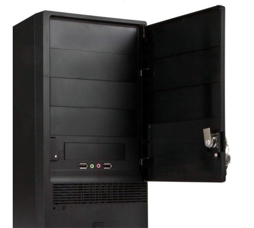 корпус Midi Tower InWin EC046 Black 450W PM-450ATX  U3.0*2+A(HD) + key lock & key ATX