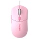 Мышь проводная Dareu LM121 Pink (розовый), DPI 800/1600/2400/6400, тихий щелчок, подсветка RGB, размер 116x35x60мм, 1,8м