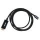 Кабель-адаптер/ Кабель-адаптер USB 3.1 Type-Cm --> HDMI A(m) 3840x2160@30Hz, 1m VCOM <CU423C>