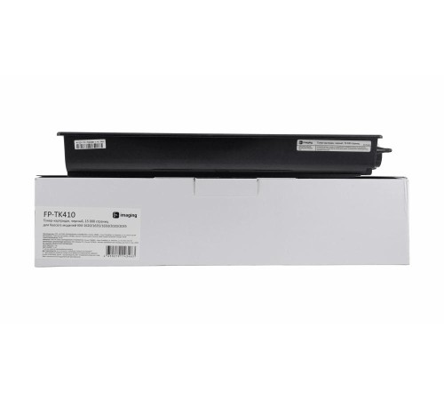 Тонер-картридж F+ imaging, черный, 15 000 страниц, для Kyocera моделей KM-1620/1635/1650/2020/2035 (аналог TK-410 /370AM010), FP-TK410 (Вскрытая упаковка)