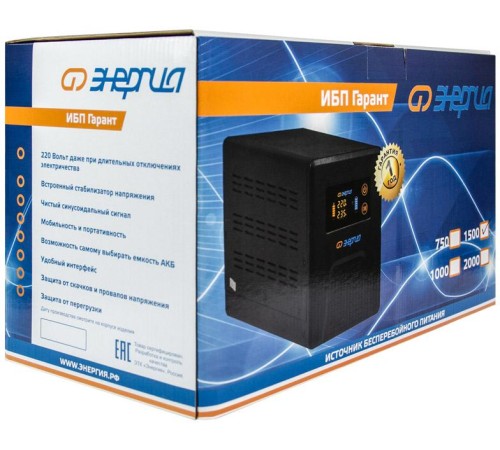 ИБП Гарант-1500 24В 1500 ВА ЭНЕРГИЯ/ UPS Garant-1500 24V 1500 VA ENERGY