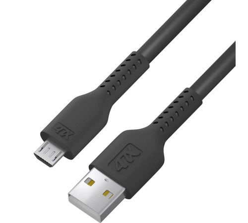 Кабель 1.0m MicroUSB, черный, черный ПВХ Кабель 1.0m MicroUSB, черный, черный ПВХ