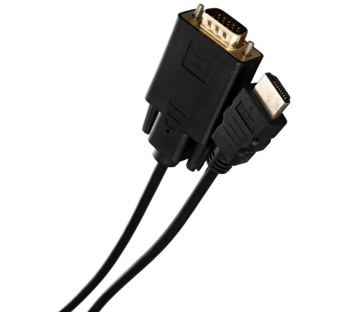 Кабель-переходник/ Кабель-переходник HDMI --> VGA_M/M 1,8м VCOM <CG596-1.8M>
