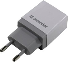 Defender Сетевой адаптер UPA-21 белый, 1xUSB, 5V/2.1А
