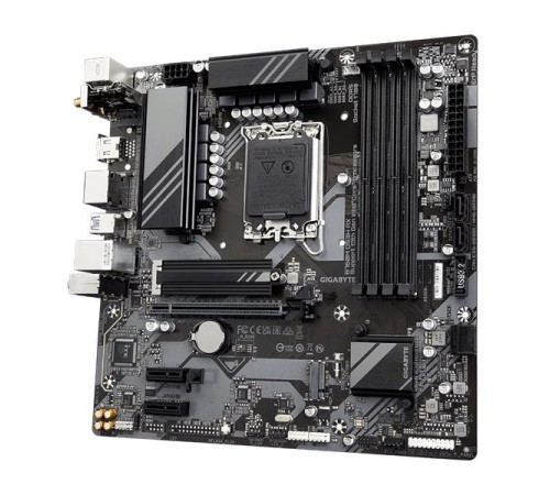 Материнская плата GIGABYTE B760M DS3H AX, LGA1700, B760, 4*DDR5, 4*SATA, 2*M.2, 3*USB 3.2, 2*USB 2.0, Type-C, 1*PCIx16, 2*PCIx1, HDMI+2*DP, mATX