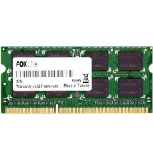Память оперативная для ноутбука/ Foxline SODIMM 2GB 800 DDR2 CL5 (128*8)