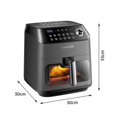 Аэрогриль LEACCO AF060 Air Fryer Black