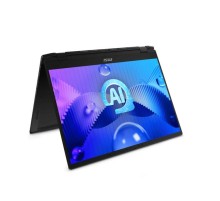 Ноутбук без сумки MSI Summit 16 E16 AI Studio Core Ultra 7 155H 16" 16:10 QHD+ (2560x1600),IPS,Touch,Pen, LPDDR5 16GB,1TB SSD, NV RTX 4050, GDDR6 6GB,Black,82Whr,2,1kg,2y,Win11 Pro,KB Eng/Rus