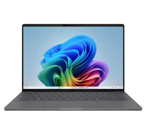 Ноутбук ASUS Zenbook A14 UX3407RA-QD038W Snapdragon X Elite X1E 78 100 /LPDDR5X 32GB 1TB PCIE G4 SSD Qualcomm Adreno GPU 14" OLED WUXGA BEND / WIN11 HOME 0.74 kg Iceland Gray