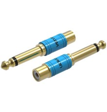 Переходник Vention jack 6.35 mm M/RCA F