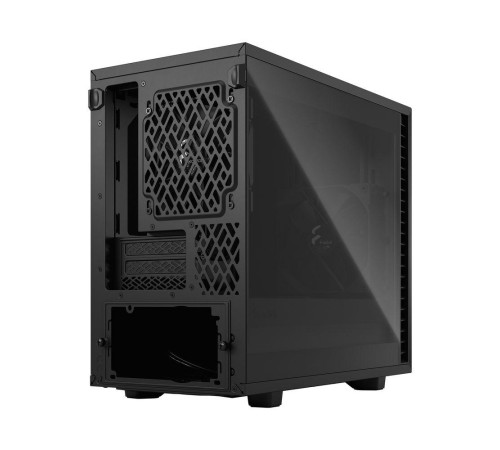 Корпус ПК без блока питания/ Case Fractal Design Define 7 Nano TG Light Tint, Mini-Tower, 1x120mm + 1x140mm, 2xUSB-A 2.0 + 2xUSB-A 3.2 + 1xUSB 3.2 Type-C mITX, mDTX Black