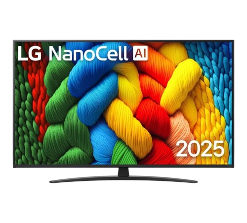 Телевизор ЖК 55'' LG/ 55", Ultra HD, Nano Color, Smart TV, WebOS, Wi-Fi, DVB-T2/C/S2, MR, 60Hz Native, 2.0ch (20W), 2 HDMI, 2 USB, 1 Pole, Charcoal Black, 2025 Телевизор ЖК 55'' LG/ 55", Ultra HD, Nano Color, Smart TV, WebOS, Wi-Fi, DVB-T2/C/S2, MR, 60Hz Native, 2.0ch (20W), 2 HDMI, 2 USB, 1 Pole, Charcoal Black, 2025
