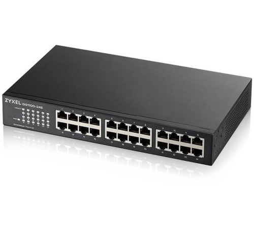 Коммутатор Коммутатор Zyxel GS1100-24E, 24xGE, rack 19", бесшумный