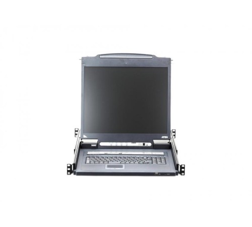 16-портовый IP KVM-переключатель с ЖК-дисплеем Slideaway/ATEN/CL5716IN-ATA-RG/ SINGLE RAIL 16P PS/2-USB LCDKVMP 19INCH WIH IP