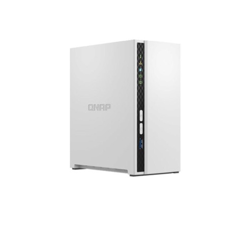 Система хранения данных QNAP SMB 4C 2GhzCPU/2Gb/upto 2HDD SATA(3,5''2,5"), upto 20 with TL-D800C/1xGbE/1xUSB3.2 2xUSB2.0/iSCSI/1xPS/3YW TS-223-EU-RU (незначительное повреждение коробки)