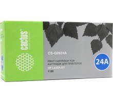 -/ Картридж лазерный Cactus CS-Q2624A Q2624A черный (2500стр.) для HP LJ 1150