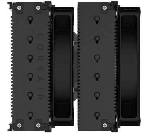 Кулер для процессора/ CPU Cooler Corsair A115 Twin Tower (270W, 4-pin PWM, 165mm, Al/Cu, 6x6mm, 2x140mm, 84.5CFM, 33.9dBA, 1600RPM, S: 1851/1700/1200/115X, AM5/AM4, black) Кулер для процессора/ CPU Cooler Corsair A115 Twin Tower (270W, 4-pin PWM, 165mm, Al/Cu, 6x6mm, 2x140mm, 84.5CFM, 33.9dBA, 1600RPM, S: 1851/1700/1200/115X, AM5/AM4, black)
