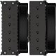 Кулер для процессора/ CPU Cooler Corsair A115 Twin Tower (270W, 4-pin PWM, 165mm, Al/Cu, 6x6mm, 2x140mm, 84.5CFM, 33.9dBA, 1600RPM, S: 1851/1700/1200/115X, AM5/AM4, black)
