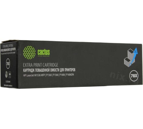 -/ Картридж лазерный Cactus CS-CE278X-MPS CF278X черный (3000стр.) для HP LJ P1566/P1606w