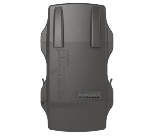 Точка доступа MikroTik NetMetal 5 (720MHz CPU, 128MB RAM, 1xGigabit LAN, 1xSFP cage, 1xUSB, 1xminiPCI-e, built-in 5Ghz 802.11ac 2x2 wireless with two RP-SMA connectors, RouterOS L4, outdoor enclosure, POE, PSU, pol