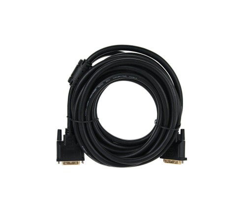 Кабель/ Кабель DVI-DVI Dual Link (25M-25M), 5m, 2 фильтра VCOM <VDV6300-5M>