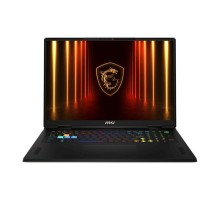 Ноутбук без сумки MSI Vector A18 A9WIG-218RU AMD Ryzen 9 9955HX 18" 16:10 QHD+(2560 x 1600)240Hz DDR5 32GB (16GB*2),2TB SSD,NV RTX 5080 (16GB GDDR7),99Whr,3,6kg,1y,Win11Home,Gray