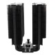 Кулер для процессора/ CPU Cooler Thermalright Peerless Assassin 120 Black (4-pin PWM, 157mm, Ni/Cu, 6x6mm, 2x120mm, 66.17CFM, 25.6dBA, 1550RPM, S: 2011, -3, 2066, 1200, 1700, 1851, 115x, AM4, AM5, black)
