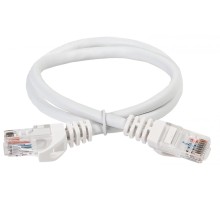 ITK Коммутационный шнур кат. 5Е UTP LSZH 3м белый