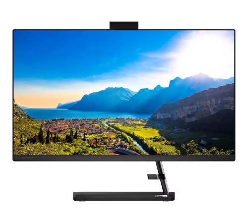 Моноблок/ Lenovo IdeaCentre AIO 3 27ALC6 27"(1920x1080 IPS)/AMD Ryzen 5 7430U(2.3Ghz)/16384Mb/512SSDGb/noDVD/Int:AMD Radeon/Cam/BT/WiFi/war 1y/8.77kg/black/noOS + RU kbd, mouse USB Моноблок/ Lenovo IdeaCentre AIO 3 27ALC6 27"(1920x1080 IPS)/AMD Ryzen 5 7430U(2.3Ghz)/16384Mb/512SSDGb/noDVD/Int:AMD Radeon/Cam/BT/WiFi/war 1y/8.77kg/black/noOS + RU kbd, mouse USB