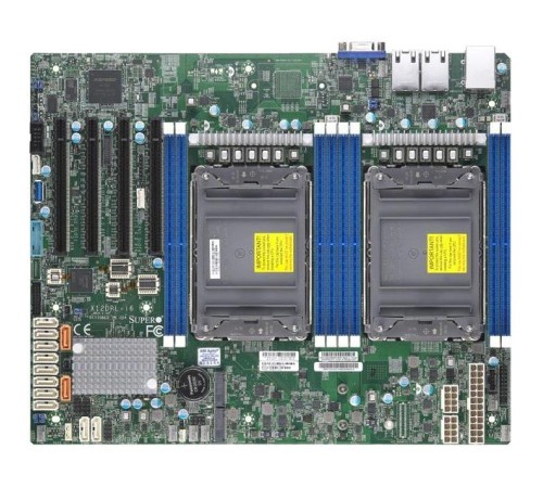 Материнская плата/ MB Supermicro X12DPL-I6, 2x LGA 4189, C621A, 8xDDR4, 4 PCI-E 4.0 x16, M.2 Interface: 2 PCI-E 4.0 x4,  2260, 2280, Dual LAN with Intel® i210 Gigabit Ethernet Controller