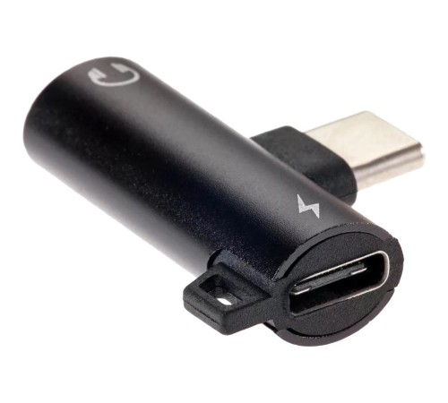 Переходник/ Переходник USB3.1 Type-C 2 in 1 audio+PD charging черный <TA433-B>