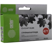 -/ Картридж струйный Cactus CS-CLI471XLBK фото черный (10.8мл) для Canon TS5040/MG5740/MG6840/MG7740