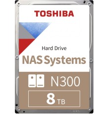 Жесткий диск/ HDD Toshiba N300 SATA3 8Tb 3.5" 7200 256Mb