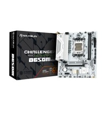 Материнская плата MAXSUN MS-Challenger B650M WIFI ICE, AM5, B650, 2*DDR5, 3*SATA 3.0, M.2, USB 3.2, USB 2.0, 1*PCIE 16, 1*PCIE 1, HDMI+DP, mATX