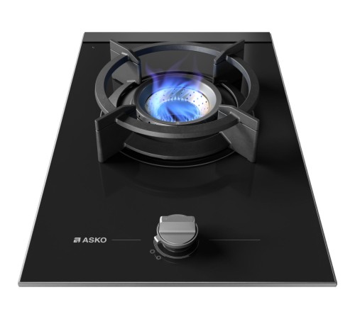 Газовая варочная панель ASKO/ Арт. 741473 ; Газовая варочная панель ASKO, 1 зона,материал стеклокерамика,кольцо для вока-чугун,электроподжиг, цвет черный